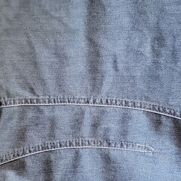 Blashe Short Sleeve Denim fitted top size L - Picture 13 of 16